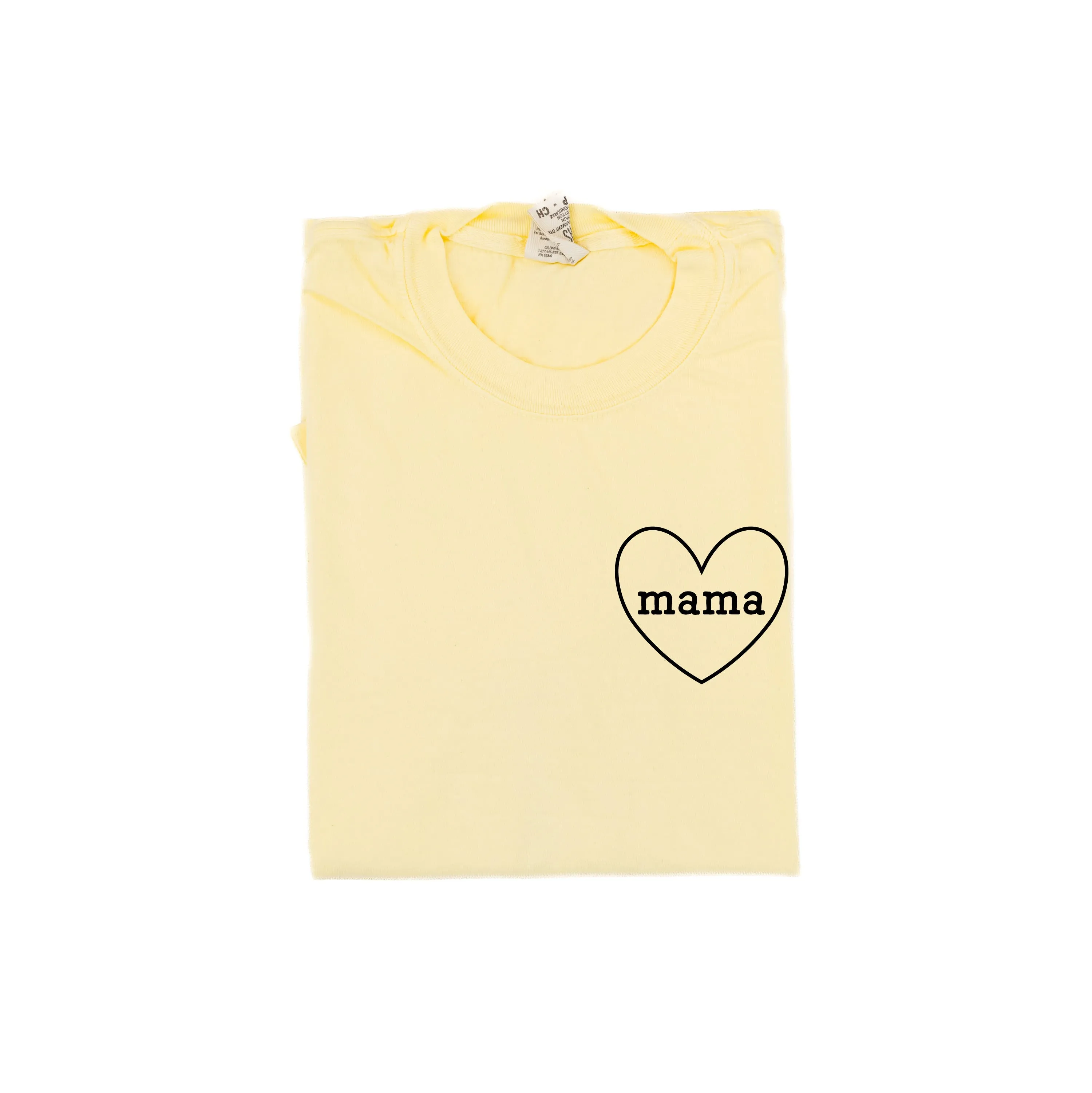 Mama (Heart Around) - Comfort Colors Tee